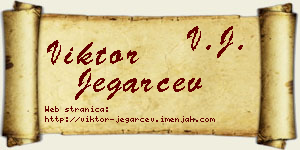 Viktor Jegarčev vizit kartica